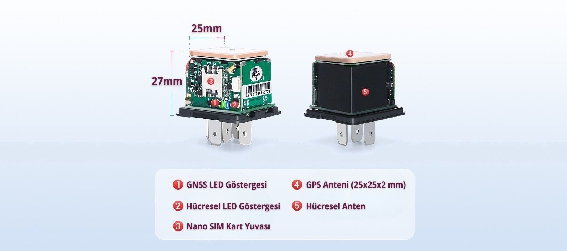 MP80G & MV730 Akıllı Takip Cihazı Seti – Evcil Hayvan ve Araç Takibi İçin Çözüm