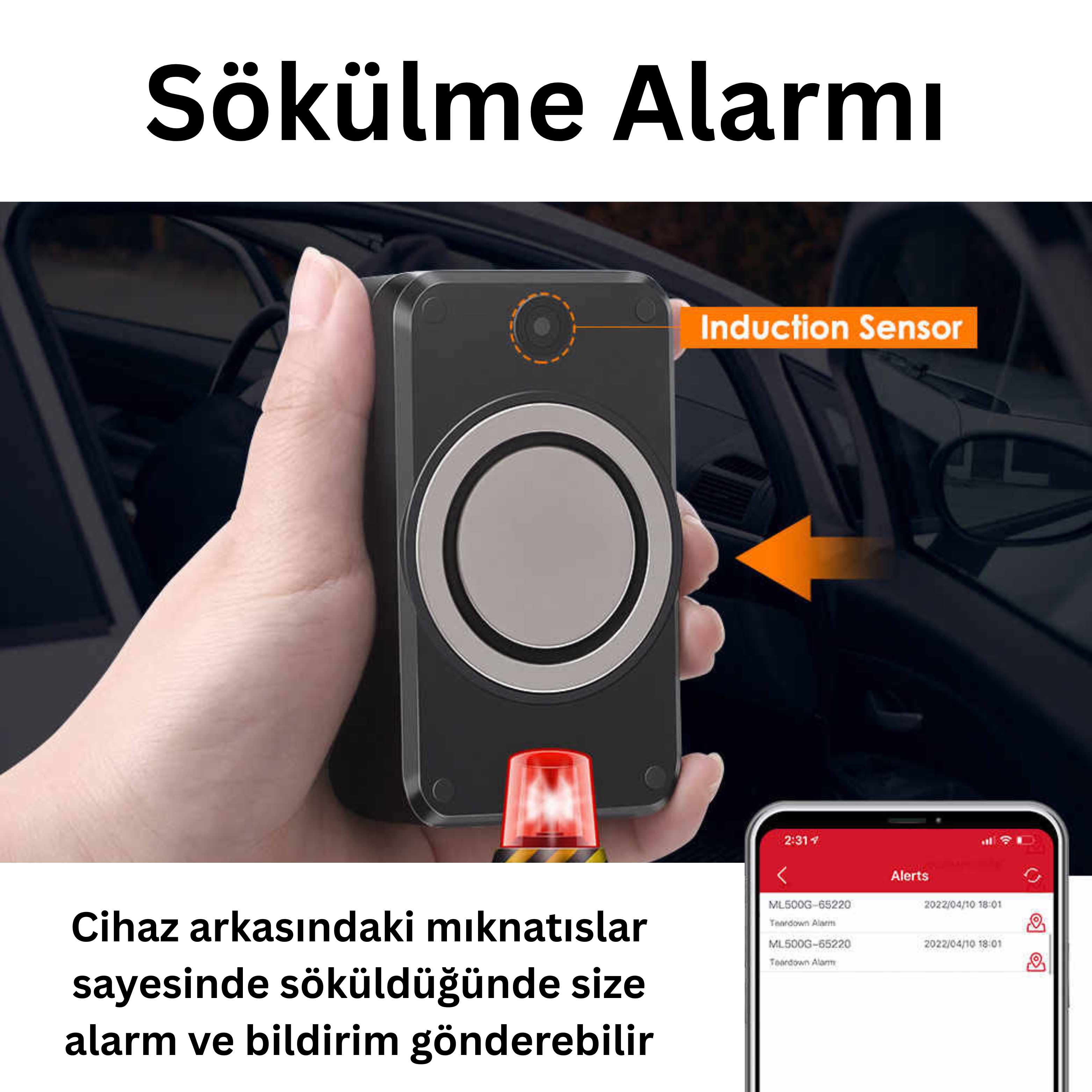 ML500 Kişisel GPS Takip Cihazı – Yaşlı, Çocuk ve Bireysel Güvenlik İçin