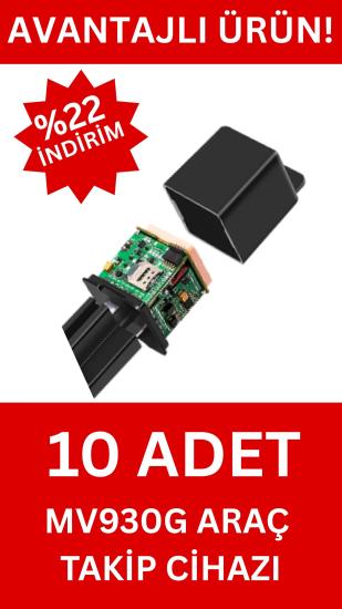 10 Adet MV930G Araç Takip Cihazı – 4G, Yakıt Kesme