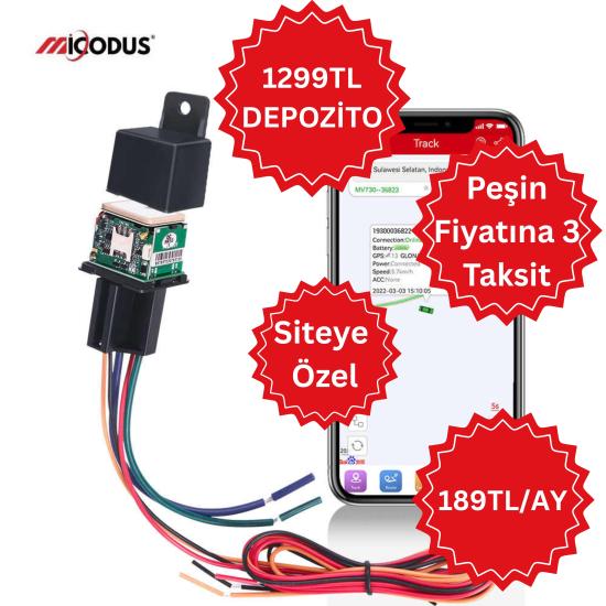 MV730GPS Takip Cihazı-1299TL(Depozit)+Aylık 189 TL